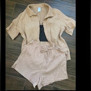 Kona Sol Shirt and Short Swim Cover Set